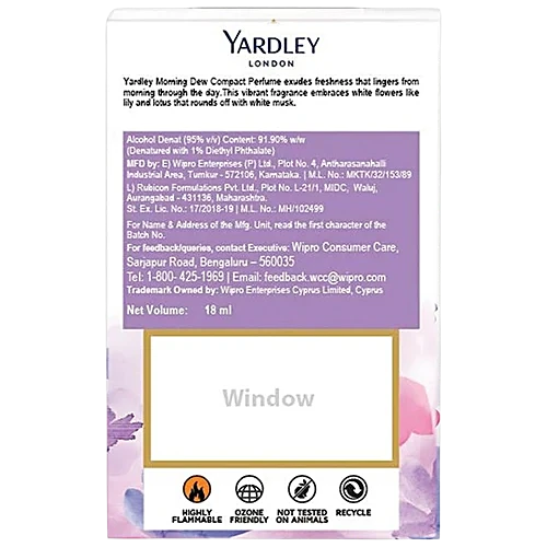 YARDLEY PKT PERFUM
