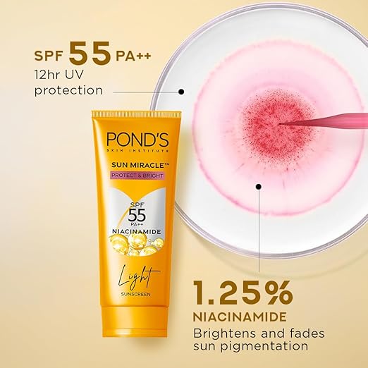 PONDS SUNSCREEN CRM SF55