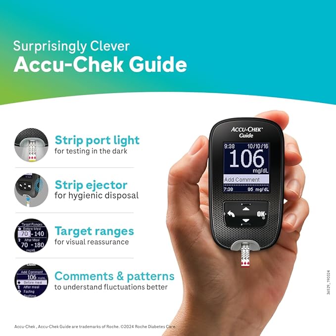 STRIP ACCU CHEK GUIDE GLUCO M
