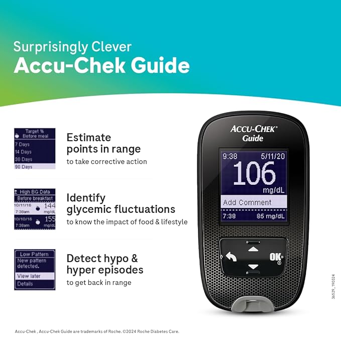 STRIP ACCU CHEK GUIDE GLUCO M