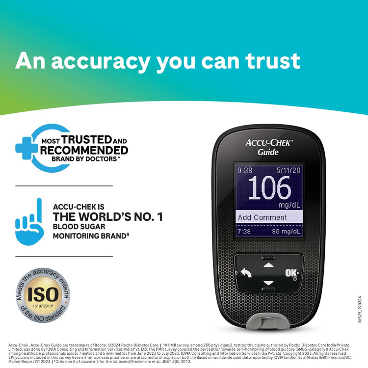 STRIP ACCU CHEK GUIDE GLUCO M