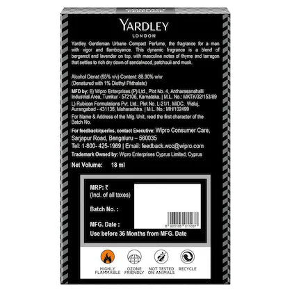 YARDLEY COMP PERFUME(M)